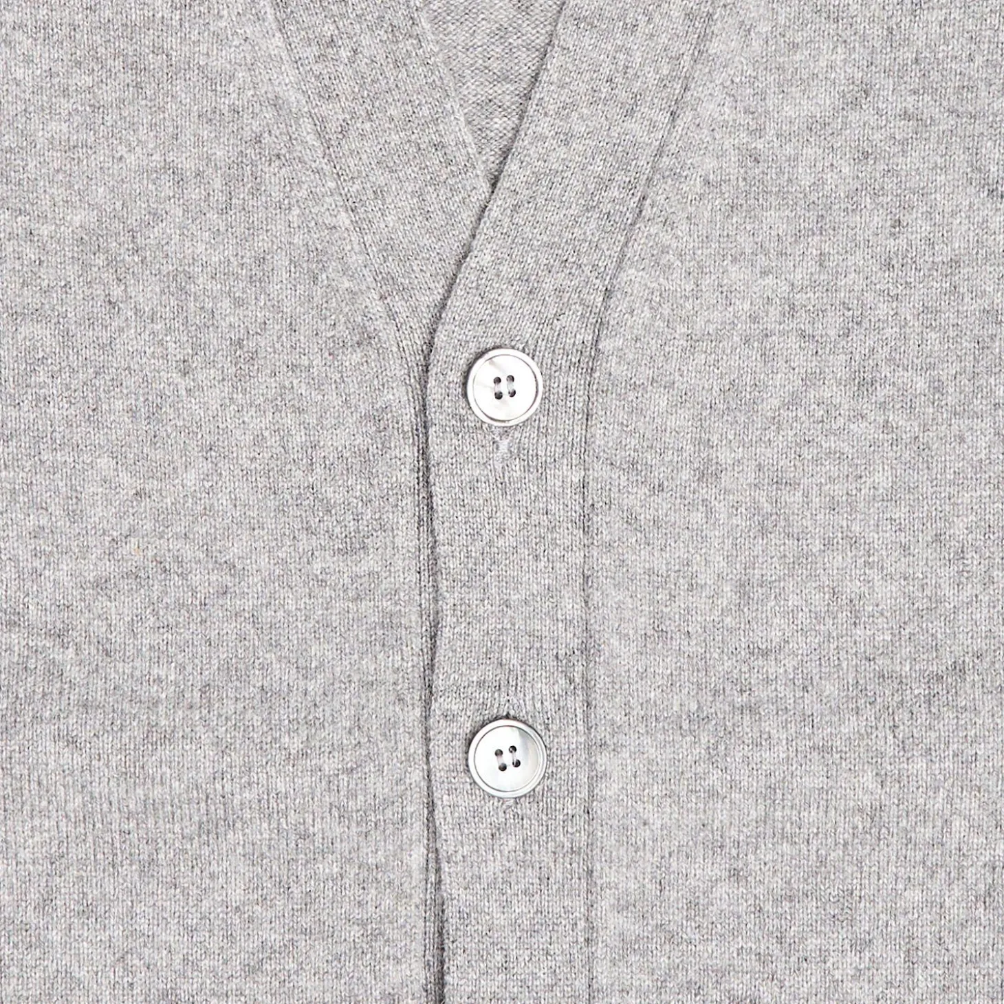 Grey Wool And Cashmere Gilet