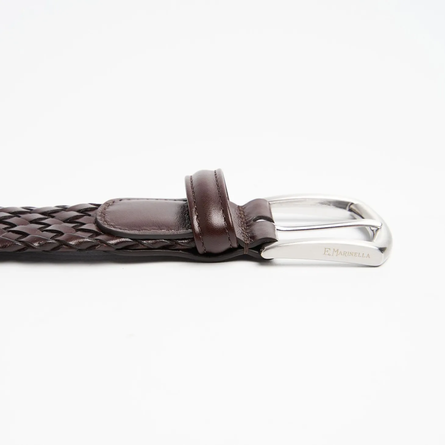 Hand-Woven Leather Belt 35 Mm