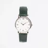 Ladies' Dark Green Leather Watch