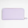 Large Liliac Hammered Leather Wallet