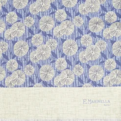 Light Blue And Beige Double Silk Scarf