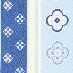 Light Blue And Blue Silk Twilly