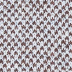 Light Blue And Dark Brown Cashmere Neck Warmer