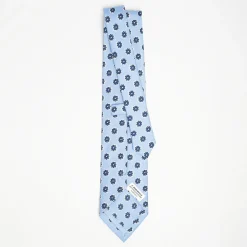 Light Blue Archivio Collection Silk Tie 1937_03
