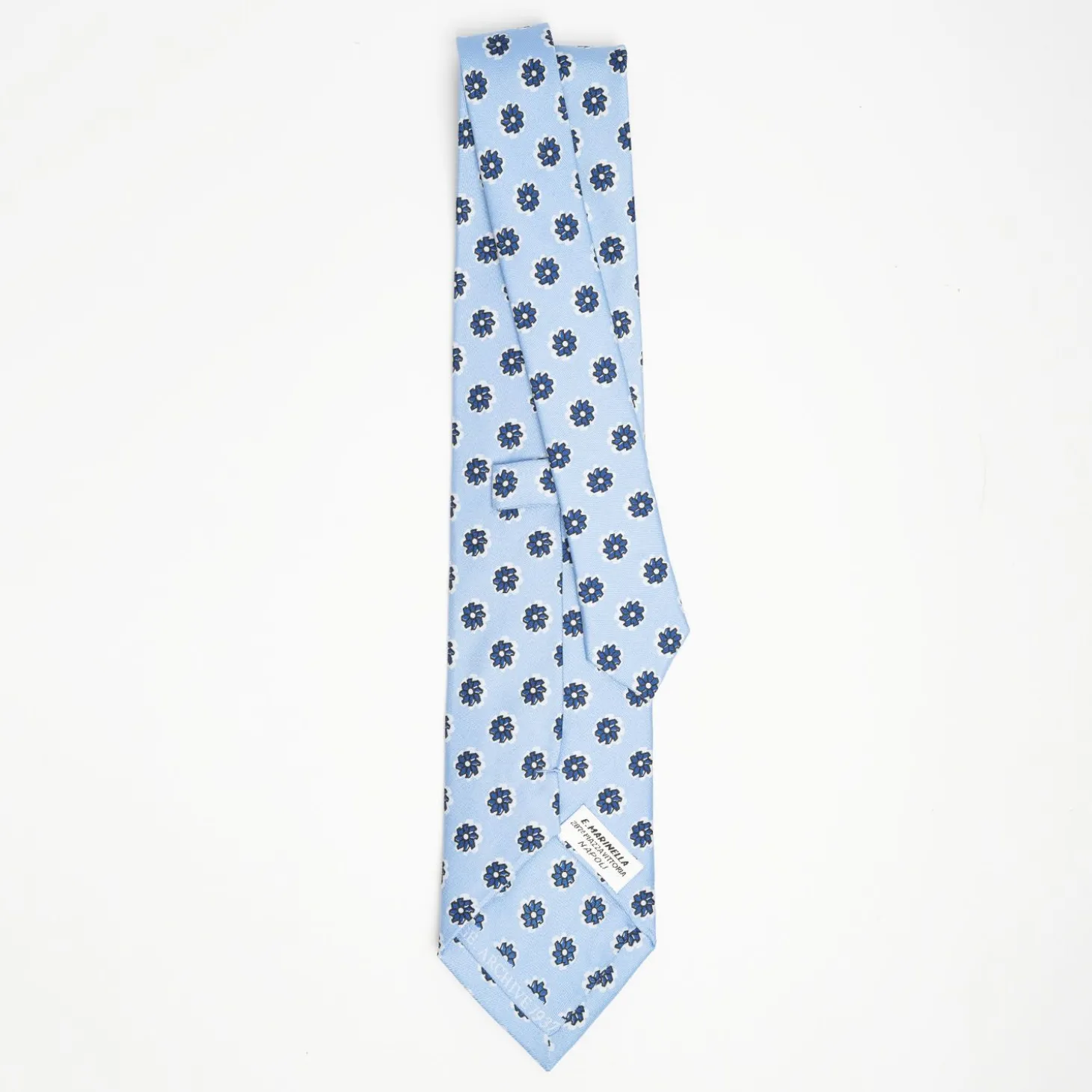 Light Blue Archivio Collection Silk Tie 1937_03