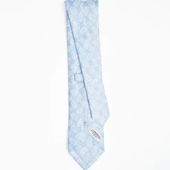 Light Blue Archivio Collection Silk Tie 1980-2-04