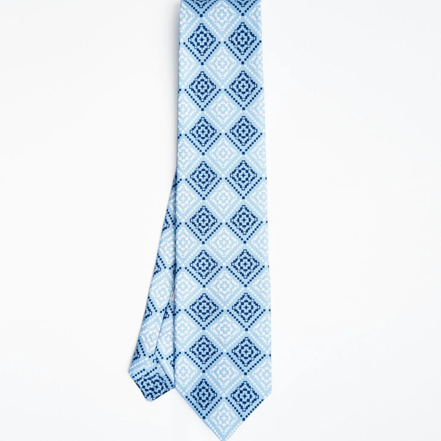 Light Blue Archivio Collection Silk Tie 1982-03