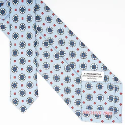 Light Blue Archivio Collection Silk Tie 1989-04