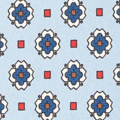 Light Blue Archivio Collection Silk Tie 1989-04