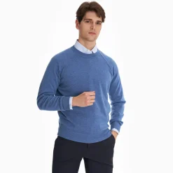 Light Blue Cashmere Sweatshirt