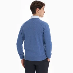 Light Blue Cashmere Sweatshirt