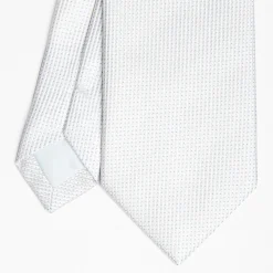 Light Blue Ceremonial Jacquard Silk Tie