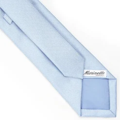 Light Blue Ceremonial Jacquard Silk Tie