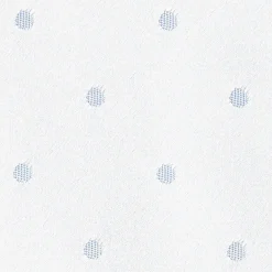Light Blue Cerimonial Silk Satin Tie Polka Dot Pattern