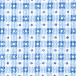 Light Blue 7 Fold Sartorial Silk Tie - Small Flower Pattern