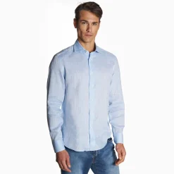 Light Blue Linen Shirt