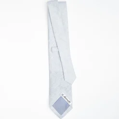 Light Blue Sartorial Linen Tie Solid Color