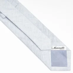 Light Blue Sartorial Linen Tie Solid Color