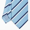 Light Blue Sartorial Striped Silk Tie