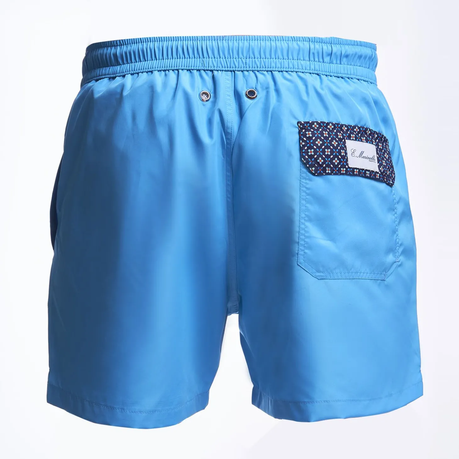 Light Blue Swim Short Plain Colour