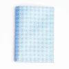 Light Blue Vertical Wallet In Silk And Leather