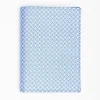 Light Blue Vertical Wallet In Silk And Leather
