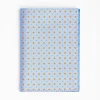 Light Blue Vertical Wallet In Silk And Leather
