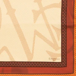 Light Brown Silk Scarf 90 - Archivio Ispiration 1961