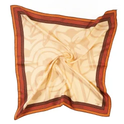 Light Brown Silk Scarf 90 - Archivio Ispiration 1961