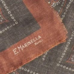 Light Brown Wool And Silk Stole 135