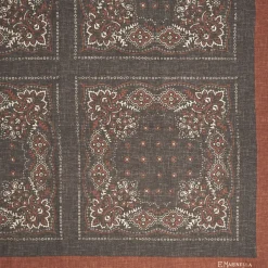 Light Brown Wool And Silk Stole 135