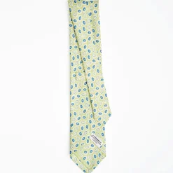 Light Green Archivio Collection Silk Tie 1970_1_04