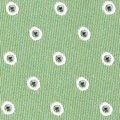 Light Green Sartorial Jacquard Silk Tie - Small Geometric Pattern