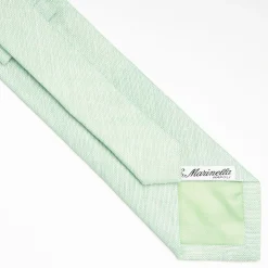 Light Green Sartorial Linen Tie Solid Color