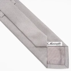 Light Grey Ceremonial Jacquard Silk Tie