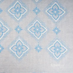 Light Grey Cotton And Linen Scarf