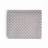 Light Grey Small Wallet In Silk And Leather