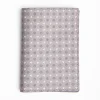 Light Grey Vertical Wallet In Silk And Leather