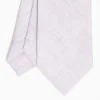 Liliac Sartorial Linen And Cotton Tie Solid Color