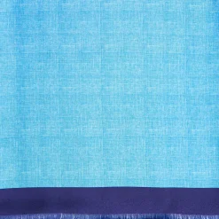 Midnight And Light Blue Double Silk Scarf