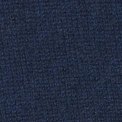 Midnight Blue And Beige Two-Tone Solid Cashmere Neck Warmer
