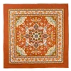 Orange Silk Scarf 90 - Mediterranean Vibes