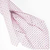 Pink 7 Fold Sartorial Silk Tie - Small Flower Pattern
