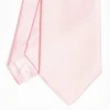 Pink Sartorial Jacquard Silk Tie - Solid Colours
