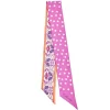 Pink Silk Twilly Mediterranean Vibes