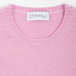 Pink Wool And Cashmere Crewneck