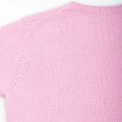 Pink Wool And Cashmere Crewneck