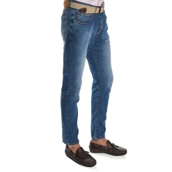5 Pockets Jeans With Buttons