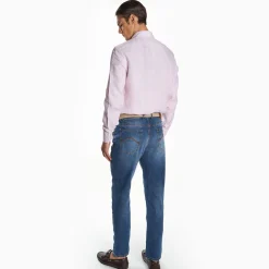 5 Pockets Jeans With Buttons