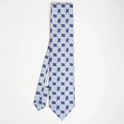 Powder Blue Archivio Collection Silk Tie 1941_1_03
